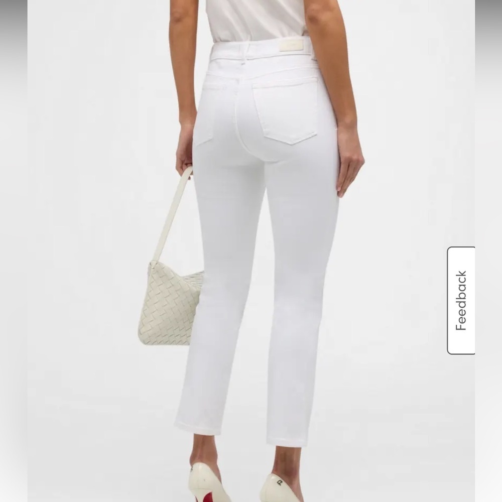 Mara instasculpt straight legged DL1961 white cropped jeans - Picture 10 of 12